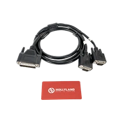 HOLLYLAND HL-TCB10 DB25 MALE TO DUAL HDB15 MALE TALLY CABLE