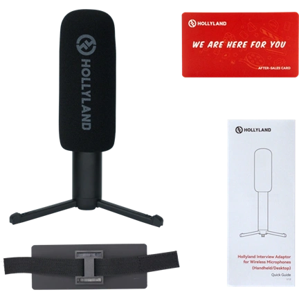 HOLLYLAND INTERVIEW ADAPTOR FOR WIRELESS MICROPHONES