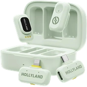 HOLLYLAND LARK A1 COMBO MINT GREEN, WITH USB-C+ LIGHTNING