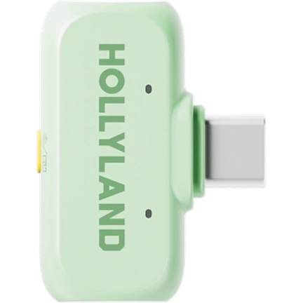 HOLLYLAND LARK A1 COMBO MINT GREEN, WITH USB-C+ LIGHTNING