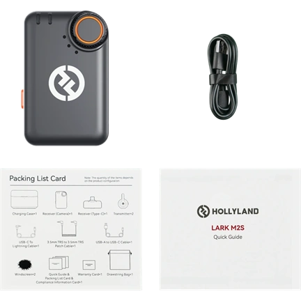 HOLLYLAND LARK M2S CAMERA RECEIVER (SPACE GRAY) FIT FOR LARK M2S