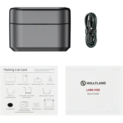HOLLYLAND LARK M2S COMBO VERSION CHARGING CASE (SPACE GRAY) FIT FOR LARK M2S
