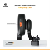 HOLLYLAND LARK M2S COMBO Vezeték Nélküli Mikrofon Szürke