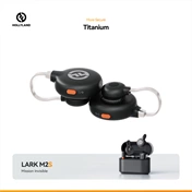 HOLLYLAND LARK M2S DUO USB-C Vezeték Nélküli Mikrofon Szürke