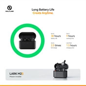 HOLLYLAND LARK M2S DUO USB-C Vezeték Nélküli Mikrofon Szürke