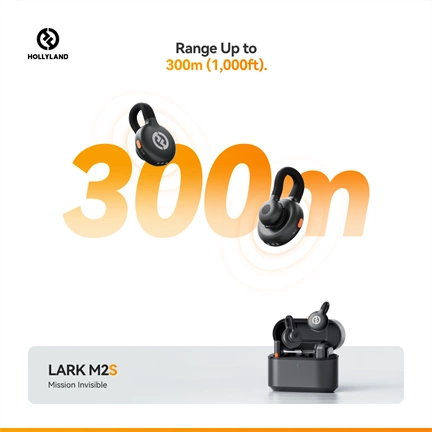 HOLLYLAND LARK M2S DUO USB-C Vezeték Nélküli Mikrofon Szürke