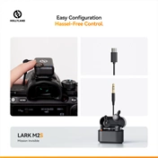 HOLLYLAND LARK M2S MINI COMBO Vezeték Nélküli Mikrofon Szürke