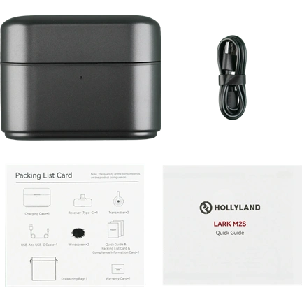 HOLLYLAND LARK M2S MOBILE VERSION CHARGING CASE (SPACE GRAY) FIT FOR LARK M2S