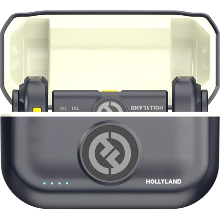 HOLLYLAND Lark M2 with Lighting Plug (Duo, Shine Charcoal)