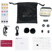 HOLLYLAND Lark M2 with USB-C Plug (Duo, Shine Charcoal)