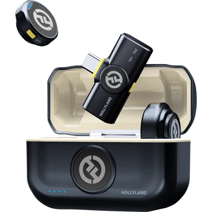 HOLLYLAND Lark M2 with USB-C Plug (Duo, Shine Charcoal)