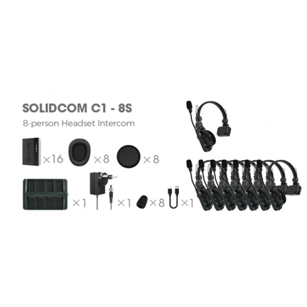 HOLLYLAND Solidcom C1-8S (No HUB) (8db Headset)