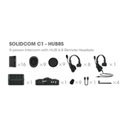 HOLLYLAND Solidcom C1-8S (with HUB) (8db Headset)
