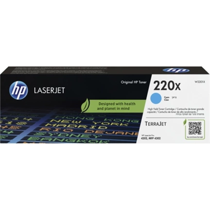 HP 220X ciánkék
