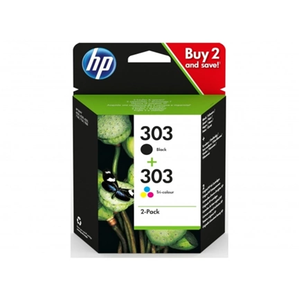 HP 303 2-pack Black/Tri-color