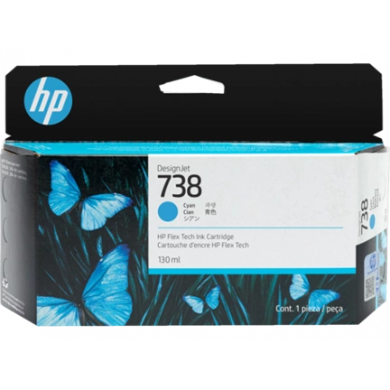 HP 498N5A Patron Cyan 130ml No.738