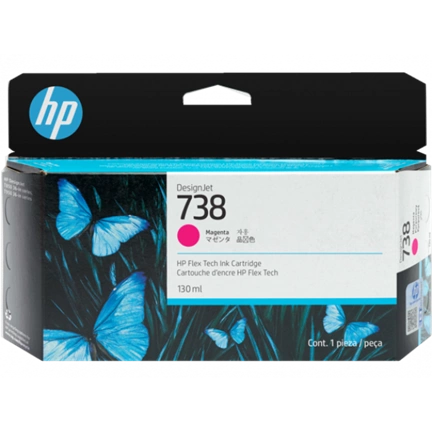 HP 498N6A Patron Magenta 130ml No.738