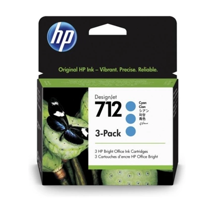 HP 712 29ml cyan 3Pack