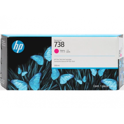HP 738 DesignJet tintapatron - 300ml, magenta