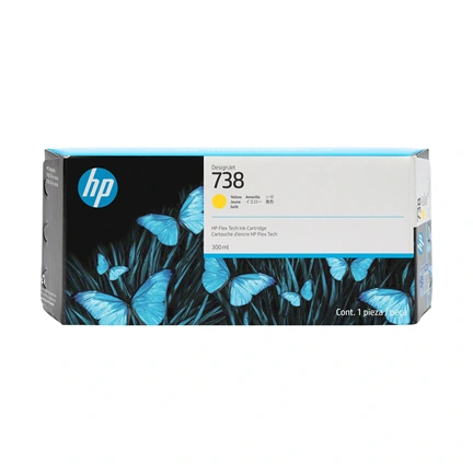 HP 738 DesignJet tintapatron - 300ml, sárga