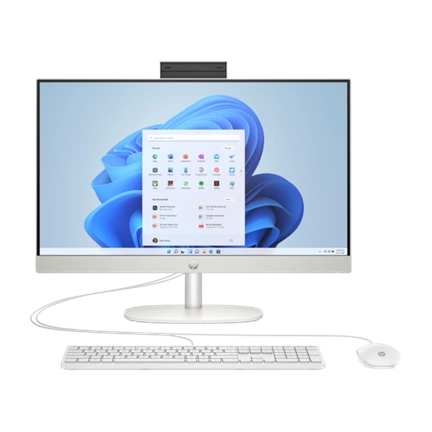 HP AIO 24-cr0010nn 23.8" FHD AG IPS, Core i3-N300 2.4GHz, 8GB, 512GB SSD, fehér
