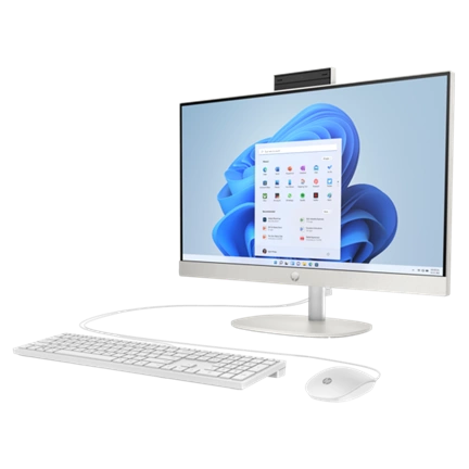 HP AIO 24-cr1001nn 23.8" FHD AG IPS, Core Ultra5-125U 1.3GHz, 8GB, 512GB SSD, Win 11, fehér
