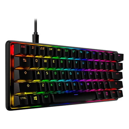 HP HYPERX Alloy Origins 60 RGB piros switch - amerikai
