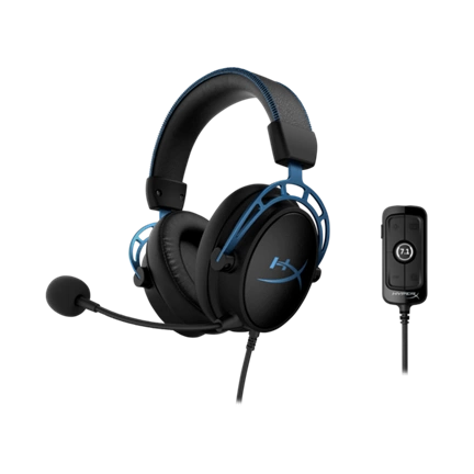 HP HYPERX Cloud Alpha S - fekete/kék