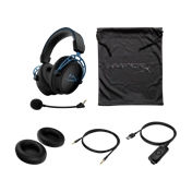 HP HYPERX Cloud Alpha S - fekete/kék