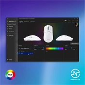 HP HYPERX vezeték nélküli gaming egér Pulsefire Haste 2 Core - fehér