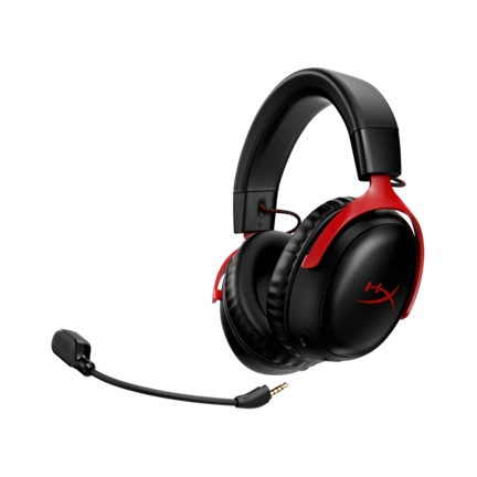HP HYPERX vezeték nélküli gaming fejhallgató Cloud III - fekete/piros