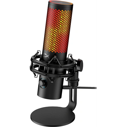HP HYPERX vezetékes mikrofon QuadCast 2 S RGB - fekete