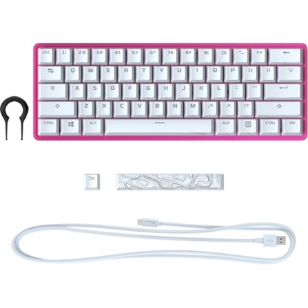 HP HyperX Alloy Origins 60 Pink - Mechanical Gaming Keyboard US - HyperX Red Switch HP HyperX Alloy Origins 60 Pink - Mechanical Gaming Keyboard US - HyperX Red Switch