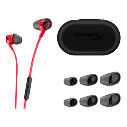 HP HyperX Cloud Earbuds II - piros