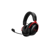 HP HyperX Cloud III S vezeték nélküli gamer headset, fekete-piros
