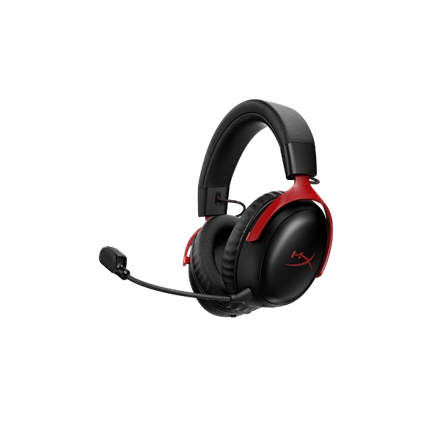 HP HyperX Cloud III S vezeték nélküli gamer headset, fekete-piros