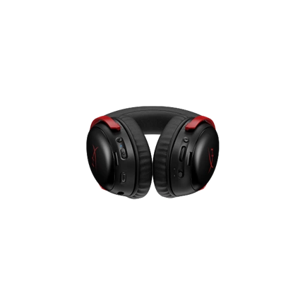 HP HyperX Cloud III S vezeték nélküli gamer headset, fekete-piros