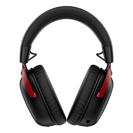 HP HyperX Cloud III S vezeték nélküli gamer headset, fekete-piros