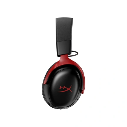 HP HyperX Cloud III S vezeték nélküli gamer headset, fekete-piros