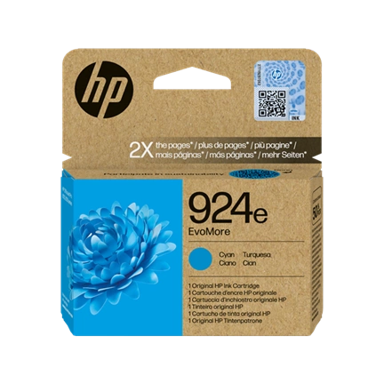 HP Patron 4K0U7NE (HP No924e) Officejet, ciánkék, 800/oldal Evomore
