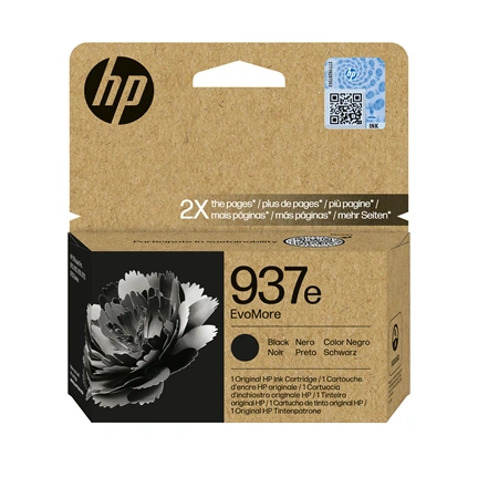 HP Patron 4S6W9NE (HP No937e) Officejet, fekete 2500/oldal Evomore