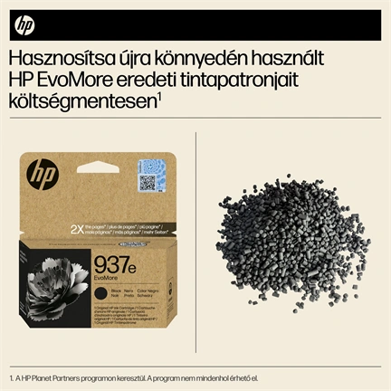 HP Patron 4S6W9NE (HP No937e) Officejet, fekete 2500/oldal Evomore