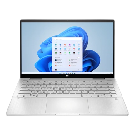 HP Pavilion x360 14-ek2001nh 14" FHD IPS 300cd Touch, Core 5-120U 1.4GHz, 16GB, 512GB SSD, Win 11, ezüst laptop