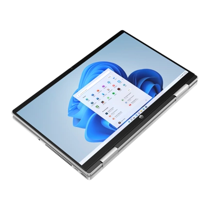 HP Pavilion x360 14-ek2001nh 14" FHD IPS 300cd Touch, Core 5-120U 1.4GHz, 16GB, 512GB SSD, Win 11, ezüst laptop