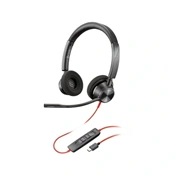 HP Poly Blackwire 3320 Stereo USB-C Headset +USB-C/A Adapter