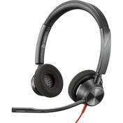 HP Poly Blackwire 3320 Stereo USB-C Headset +USB-C/A Adapter