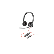 HP Poly Blackwire 3320 sztereó USB-C headset Microsoft Teams-tanúsítvánnyal + USB-C–USB-A-adapter