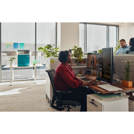 HP Poly Blackwire 3325 sztereó USB-C headset Microsoft Teams-tanúsítvánnyal + 3,5 mm-es csatlakozó + USB-C–USB-A-adapter