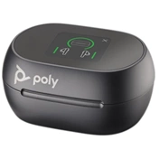 HP Poly Voyager Free 60+ UC M Carbon Black Earbuds +BT700 USB-C Adapter +Touchscreen Charge Case