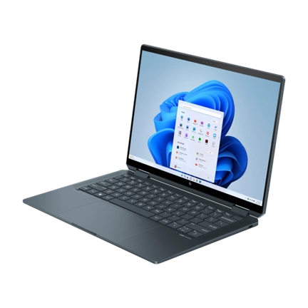 HP Spectre x360 14-eu0002nh 14" 3K 2880x1800 AG OLED 120Hz 400cd Touch, Ultra7-155H 1.4GHz, 32GB, 1TB SSD, Win 11, kék